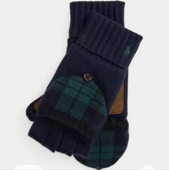 Men's NWT Polo Ralph Lauren  Convertible Gloves - Picture 1 of 7